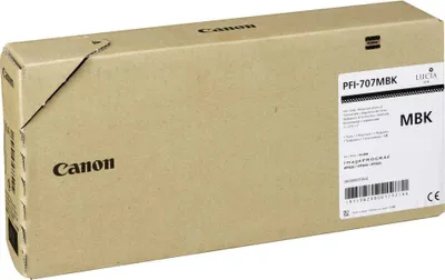Produktbild von Canon PFI-707 MBK Tinte matt schwarz