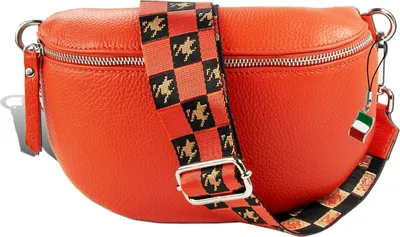 Produktbild von Florence Tasche Tragegurt passend orange Leder Gürteltasche D2OTM808O