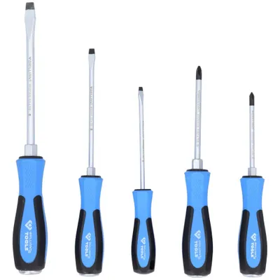 Obrázok produktu pre Brilliant Tools Skrutkovač 5 ks, drážkovaný