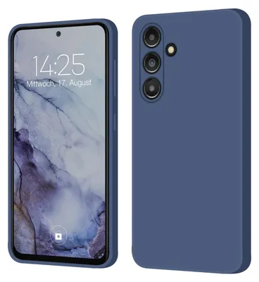 Produktbild von Hülle für Samsung Galaxy A54 5G Case Cover Bumper Smartphone Softgrip Schutzhülle Farbe: Lavendelblau