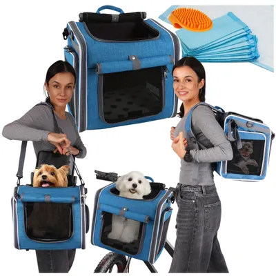 Zdjęcie produktu dla TORBA TRANSPORTOWA NA MAŁE PSY RASY KOTOWATEJ 7,5 kg