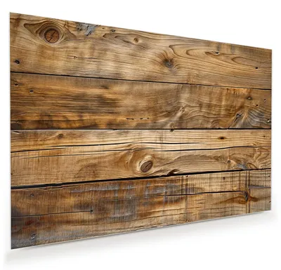 Produktbild von Glasbild 90x60cm in XXL für Wohnzimmer, Schlafzimmer Motiv Holzdielenmaserung