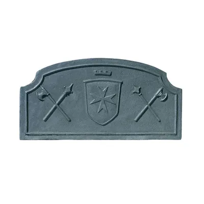 Zdjęcie produktu dla Żeliwna płyta kominkowa z motywem łopaty CM. 120 × 60 H SP. 1,6 cm DS