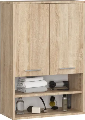 Produktbild von Badezimmer-Hängeschrank FIN Sonoma Eiche 64 cm 2 Türen B64xH94xT30 cm