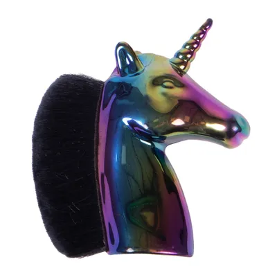 Produktbild von QHP Kopfbürste Unicorn, Farbe:schwarz
