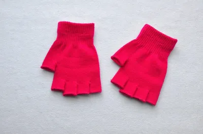 Immagine prodotto di CHPN – Guanti – Guanto – Guanti senza dita – Rosa acceso – Rosa – Taglia unica – Guanti invernali – Accessori invernali – Mani fredde – Inverno