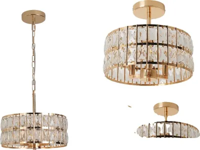 Obrázek produktu pro závěsné svítidlo, výškově nastavitelné, elegantní design, 1 kus zlaté barvy