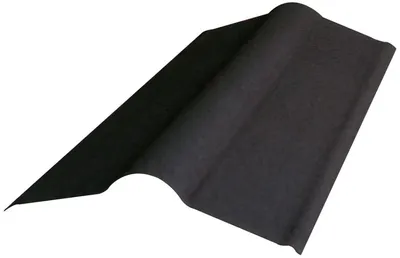 Produktbild von Onduline® Firsthaube intensiv schwarz 1000 mm x 485 mm x 3 mm
