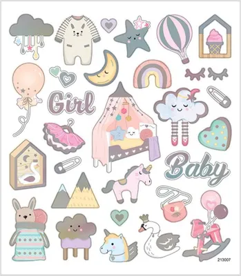 Immagine prodotto di Adesivo Creativ Company bambina, 1 foglio