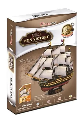 Zdjęcie produktu dla Puzzle CubicFun HMS Victory 3D 189 szt