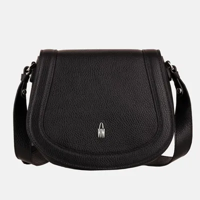 Image de MIRA - Sac à bandoulière en cuir noir
