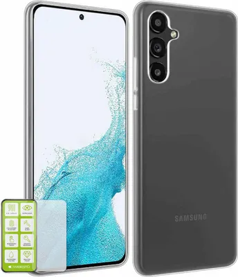 Image de Étui en silicone pour Samsung Galaxy A54 5G + étui en verre H9 pour téléphone portable, coque de protection en TPU