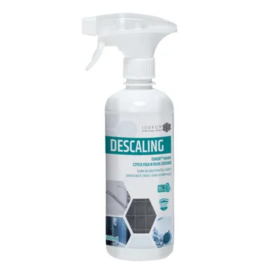 Produktbild von ISOKOR | Descaling 500 ml | Kalk, Fugen & Armaturenreiniger für Bad, Dusche, Fliesen & Edelstahl | Natürlicher Entkalker