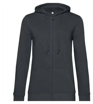 Produktbild von B&C - "Inspire" Hoodie mit durchgehendem Reißverschluss für Damen LT5872 (L) (Asphaltgrau)