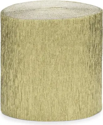 Produktbild von Krepppapier Rollen 5cm x 10m 4er Set Gold metallic