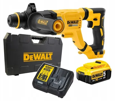 Produktbild von DeWalt 18 V 5,0 Ah Bürstenloser Schlagbohrhammer mit Antivibration und Koffer