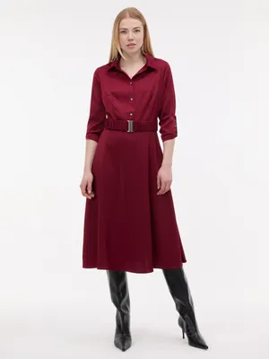 Produktbild von Orsay bordeauxrotes Hemdkleid für Damen 38