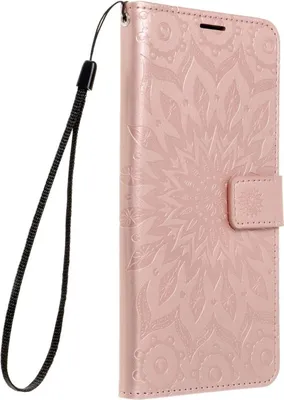 Produktbild von "Mezzo" Book-Style Kartenfächer Wallet Schale Baum Mandala kompatibel mit Samsung Galaxy S23 Ultra Mandala Rosa