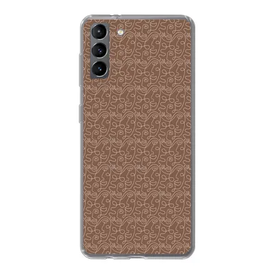 Produktbild von MuchoWow® Handyhülle Schutzhülle Hülle für Samsung Galaxy S21 Plus Gesicht - Muster - Abstrakt Silikon Softcase Handy Hülle - Handy-Tasche