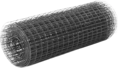 Image de Grillage acier avec revêtement en PVC 25x0,5 m gris