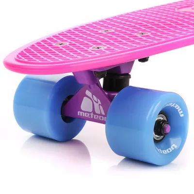 Obrázok produktu pre Pennyboard MTR 56 cm AL truck NEÓNOVO RUŽOVÁ-MODRÁ