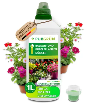 Produktbild von Purgrün Balkon- und Kübelpflanzendünger 1 Liter