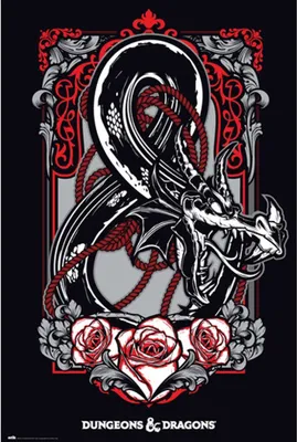 Produktbild von Dungeons & Dragon - Drache - Videospiel Poster - Größe 61x91,5 cm