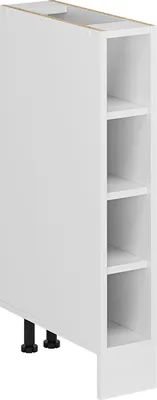 Produktbild von Küchenregal Vicco R-Line Weiß 15 cm ohne Arbeitsplatte, Model 54561