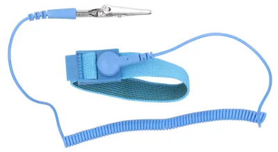 Produktbild von Statisch resistentes Handgelenkband, verstellbar, wiederverwendbar, ESD-Armband, Armband für elektronische Geräte, Blau