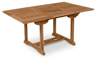Produktbild von Premium Gartentisch ausziehbar Kuba, Garten Tisch aus Teakholz 180-240 x 100 cm, wetterfester Terrassentisch für bis zu 10 Personen, rechteckiger Holztisch für Garten Terrasse Wintergarten