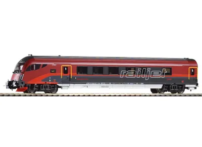 Zdjęcie produktu dla PIKO Railjet Control Car ÖBB VI, H0 (1:87)/TT (1:120), 14 lat(a), Czarny, Czerwony, 1 szt.