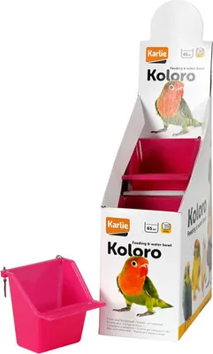 Immagine prodotto di Karlie 1 pz. ciotola in plastica per uccelli per acqua e cibo, dimensioni: 65 ml