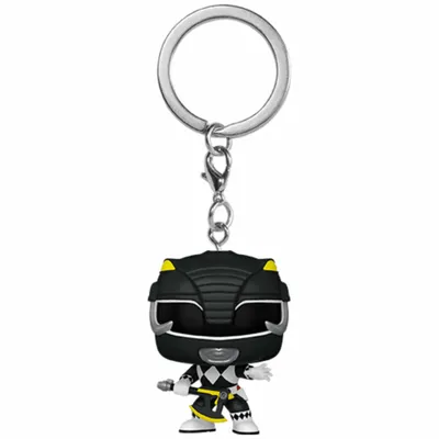 Produktbild von Funko Pocket Pop! Keychain: Mighty Morphin Power Rangers 30th Anniversary - Black Ranger