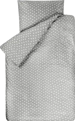 Produktbild von Bink Bettwäsche Sterne grau 135 x 200