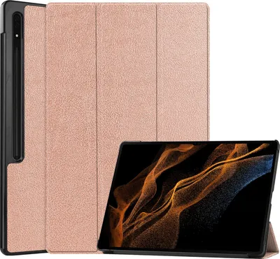Obrázek produktu pro Pouzdro na tablet Samsung Tab S8 Ultra SM-X900 SM-906 14,6" s funkcí stojánku a automatického uspání/probuzení v bronzové barvě