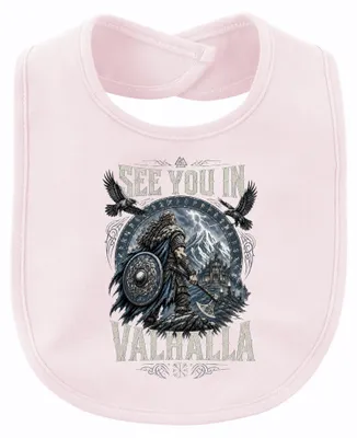 Obrázek produktu pro Uvidíme se ve Valhalle. Viking, válečník, Odin, Valknut, runy, severský, Thor. Dítě, růžová barva, univerzální velikost