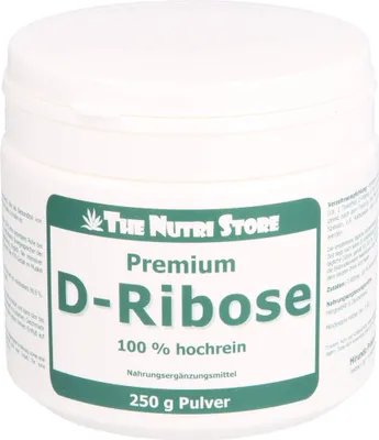 Obrázok produktu pre The Nutri Store D-Ribóza 100 % čistý prášok, 250 g prášku