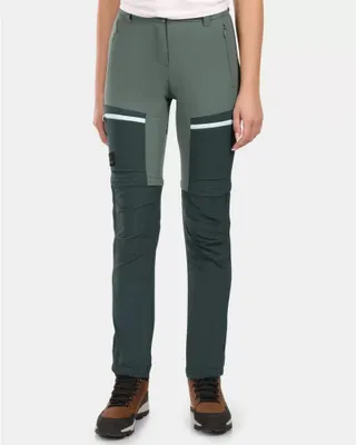 Obrázek produktu pro Dámské outdoorové kalhoty Kilpi HOSIO-W, tmavě zelené, velikost 36