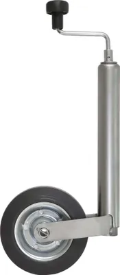 Produktbild von Stützrad für Anhänger, 48 mm Rohrdurchmesser, 150 kg Tragfähigkeit, höhenverstellbar
