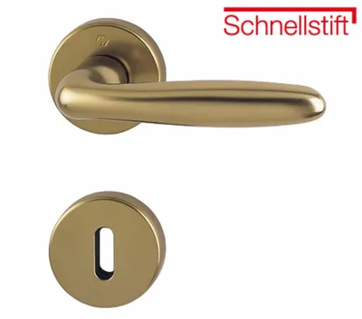 Produktbild von HOPPE Verona Rosetten-Garnitur 1510/42KV/42KVS (Lochung: Buntbart, Oberfläche: F4 Aluminium Bronze, Einbauort: Innentür) Lochung: Buntbart Oberfläche: F4 Aluminium Bronze Einbauort: Innentür