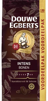 Produktbild von Douwe Egberts Intens Kaffeevollbohnen 1000g – Aromatische Kaffeebohnen für Vollautomaten & Filterkaffee