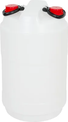 Produktbild von Fass JPP-D 50 Liter UN, Kunststofffass doppelhalsig für Gärung, Trinkwasser, HDPE