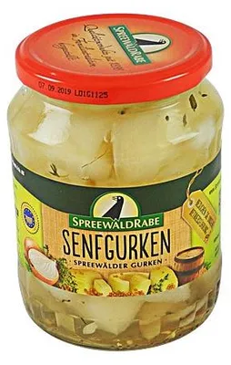 Produktbild von Senfgurken von Spreewald-Rabe (720 ml Glas)