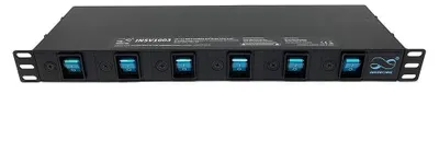 Immagine prodotto di Infitronic INSV1003A, barra di alimentazione da 19 pollici, 1U, 6 prese, rack-PDU, colore nero – 6 prese
