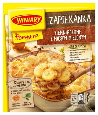 Obrázok produktu pre Winiary Cestoviny zapekané s mäsovou omáčkou 42 g