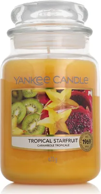Produktbild von Yankee Candle Tropical Starfruit, Rund, Gelb, 150 h, 1 Stück(e)