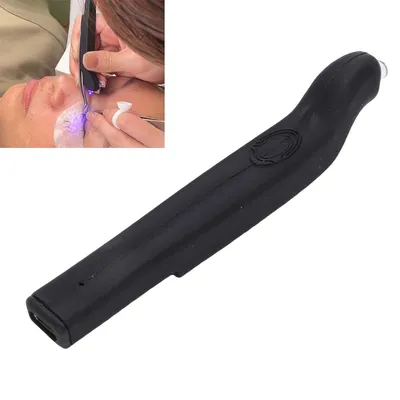 Produktbild von Wimpern Lampe, Wimpernlampe UV-Licht Handheldnagelheilungslampe für Lichthärtenden Wimpernlicht für Wimpernverlängerungen, 1-3 Sekunden Ausgehärtet