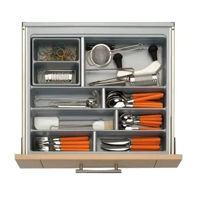 Produktbild von Besteckeinsatz SCOOPII 40 cm (B 300-340 x T 450-490 mm) / Mehrzweckeinsatz / Besteckkasten / Besteckeinsätze