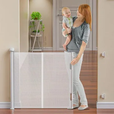 Produktbild von Famanu Treppenschutzgitter ausziehbar für Kinder und Hunde - bis 140 cm