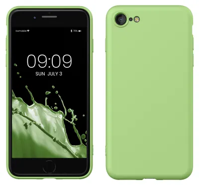 Produktbild von kwmobile Handyhülle für iPhone SE 2022 Hülle / iPhone SE 2020 / iPhone 8 / iPhone 7, für iPhone SE Hülle - Schutzhülle für kabelloses Laden - Case in